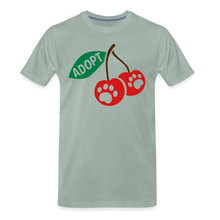 Load image into Gallery viewer, Door County Cherries Classic Premium T-Shirt - steel green