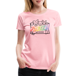 Foster Pride Contoured Premium T-Shirt - pink