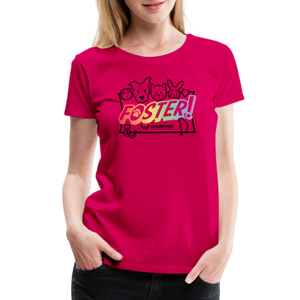Foster Pride Contoured Premium T-Shirt - dark pink