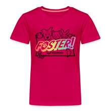 Load image into Gallery viewer, Foster Pride Kids&#39; Premium T-Shirt - dark pink