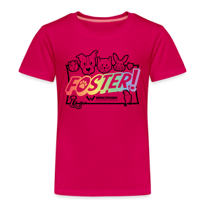 Foster Pride Kids' Premium T-Shirt - dark pink