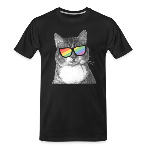 Pride Cat Classic Premium T-Shirt - black