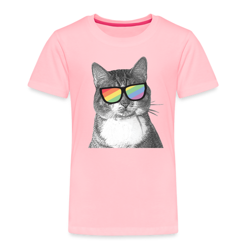 Pride Cat Toddler Premium T-Shirt - pink