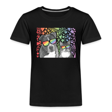 Load image into Gallery viewer, Pride Party Kids&#39; Premium T-Shirt - black