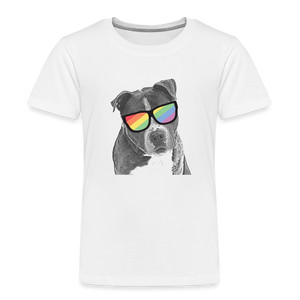 Pride Dog Kids' Premium T-Shirt - white