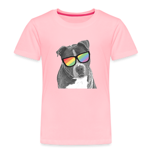 Pride Dog Kids' Premium T-Shirt - pink