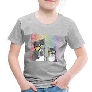 Pride Party Toddler Premium T-Shirt - heather gray