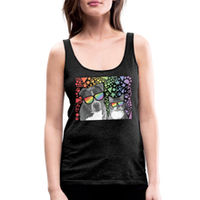 Load image into Gallery viewer, Pride Party Contoured Premium Tank Top - charcoal grey