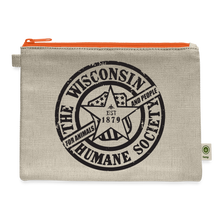 Load image into Gallery viewer, WHS 1879 Logo Carry All Pouch - natural/orange