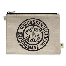 Load image into Gallery viewer, WHS 1879 Logo Carry All Pouch - natural