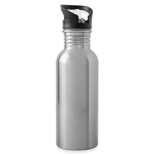 WHS 1879 Logo Water Bottle - silver