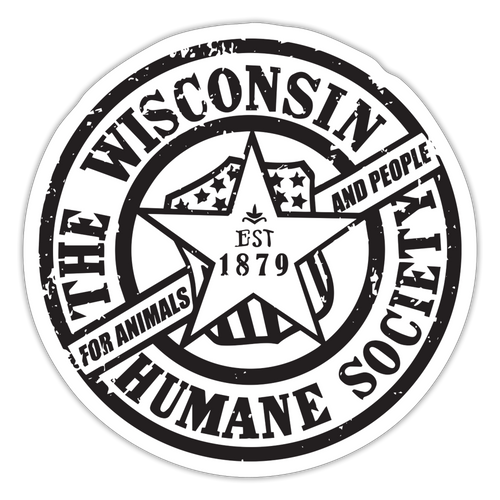 WHS 1879 Logo Sticker - white matte