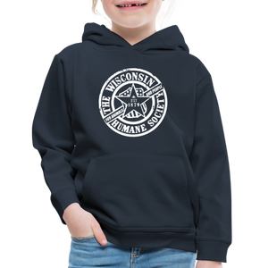 WHS 1879 Logo Kids‘ Premium Hoodie - navy