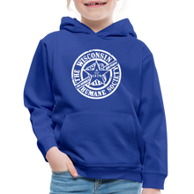 Load image into Gallery viewer, WHS 1879 Logo Kids‘ Premium Hoodie - royal blue