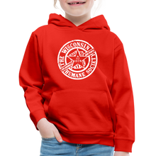Load image into Gallery viewer, WHS 1879 Logo Kids‘ Premium Hoodie - red