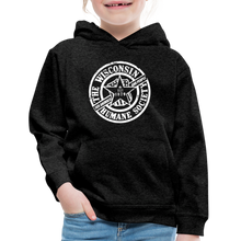 Load image into Gallery viewer, WHS 1879 Logo Kids‘ Premium Hoodie - charcoal grey