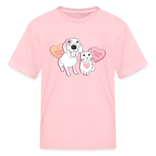 Load image into Gallery viewer, Valentine Hearts Kids&#39; T-Shirt - pink