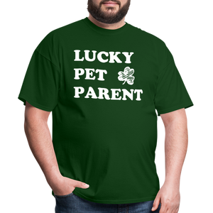 Lucky Pet Parent Classic T-Shirt - forest green