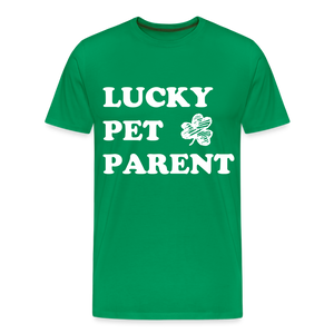 Lucky Pet Parent Premium T-Shirt - kelly green