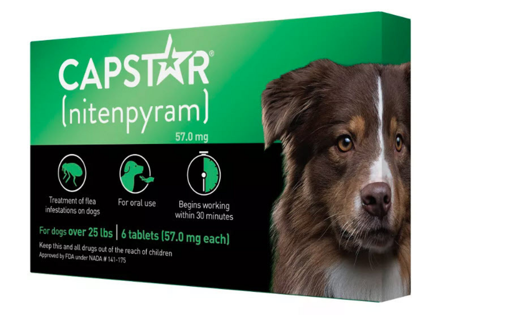 Capstar Flea Tablets for Large Dogs Over 25 lbs