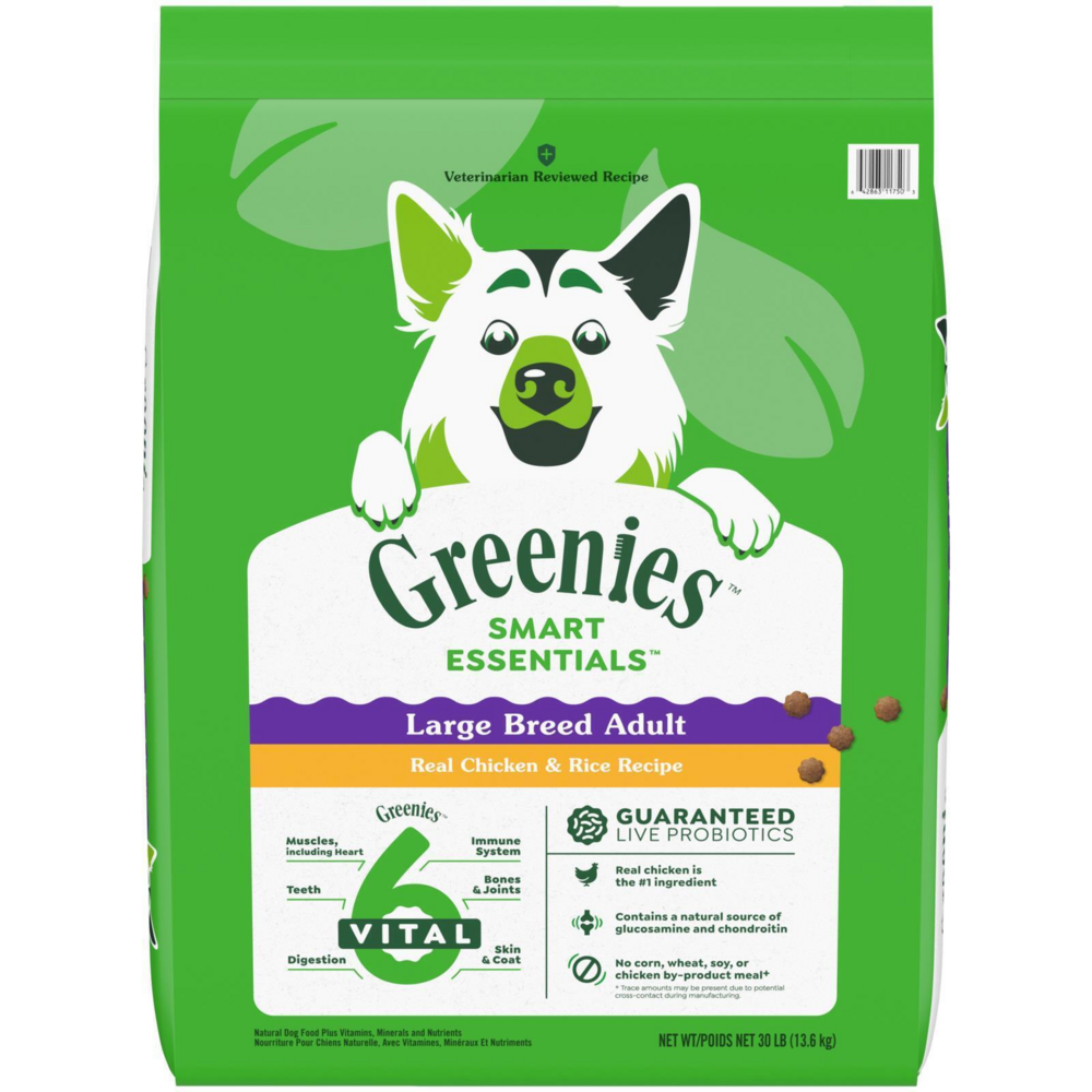 
                  
                    Greenies Large Breed Chicken Dry Dog Food
                  
                