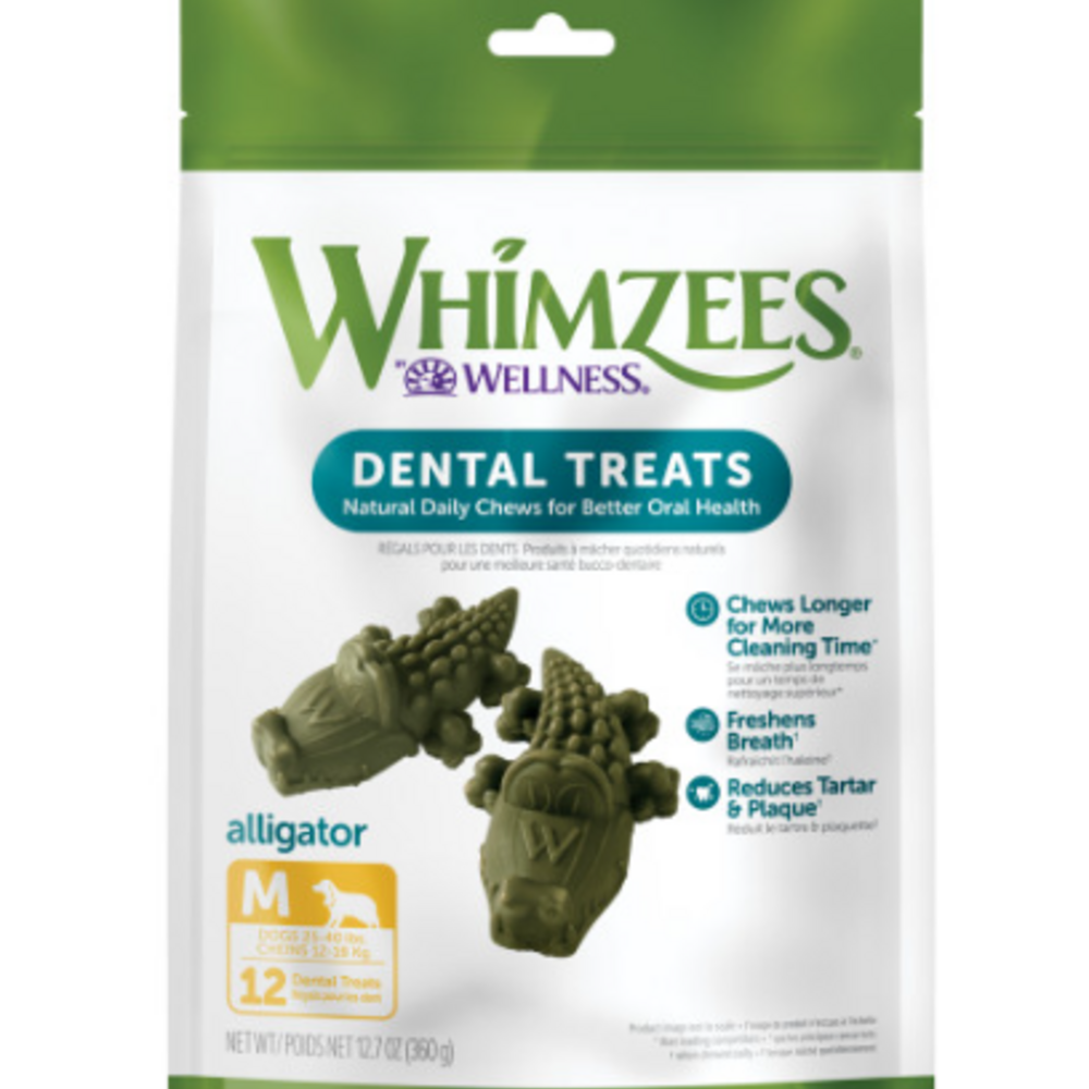 
                  
                    Whimzees Alligator Dental Dog Treats
                  
                