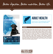 Load image into Gallery viewer, Holistic Select Natural Adult Health Anchovy, Sardine, and Salmon Meal Recipe Dry Dog Food