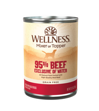 Load image into Gallery viewer, Wellness Natural Grain Free 95% Beef Recipe Adult Wet Canned Dog Food