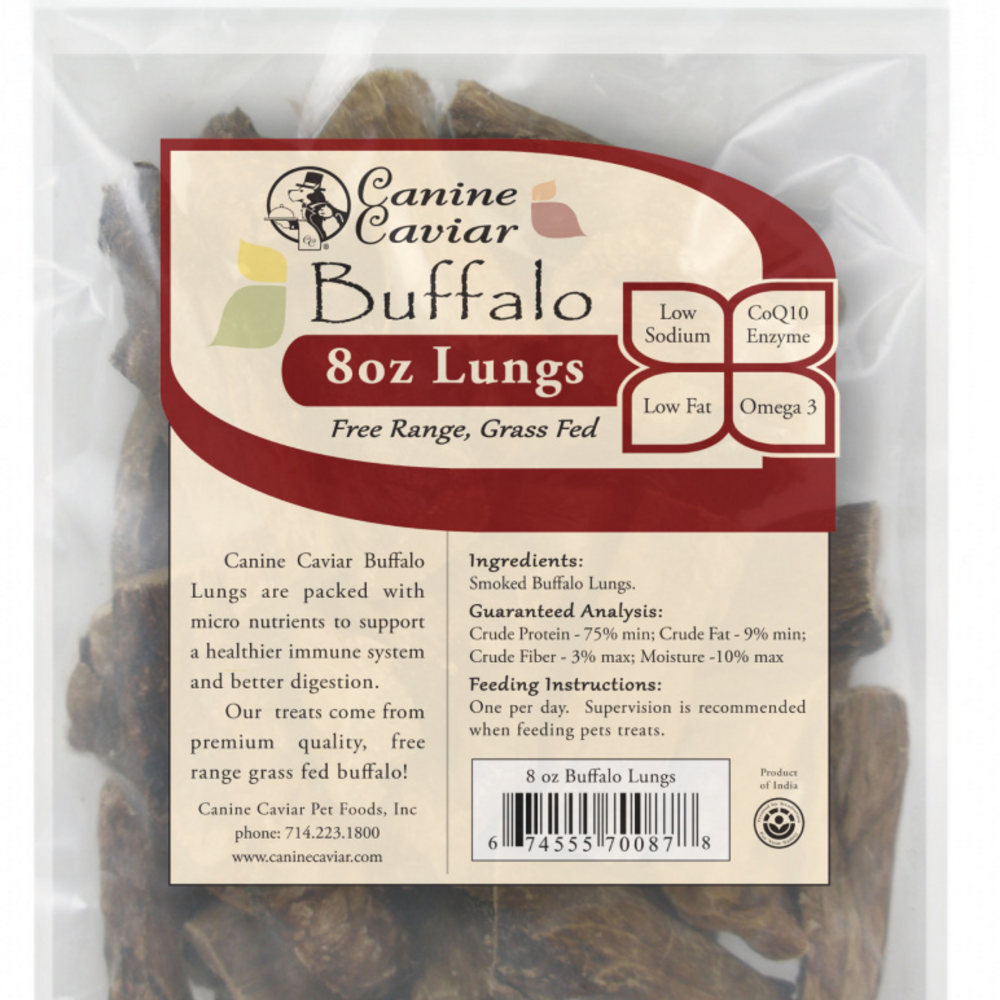 Canine Caviar Buffalo Lung Dog Treats