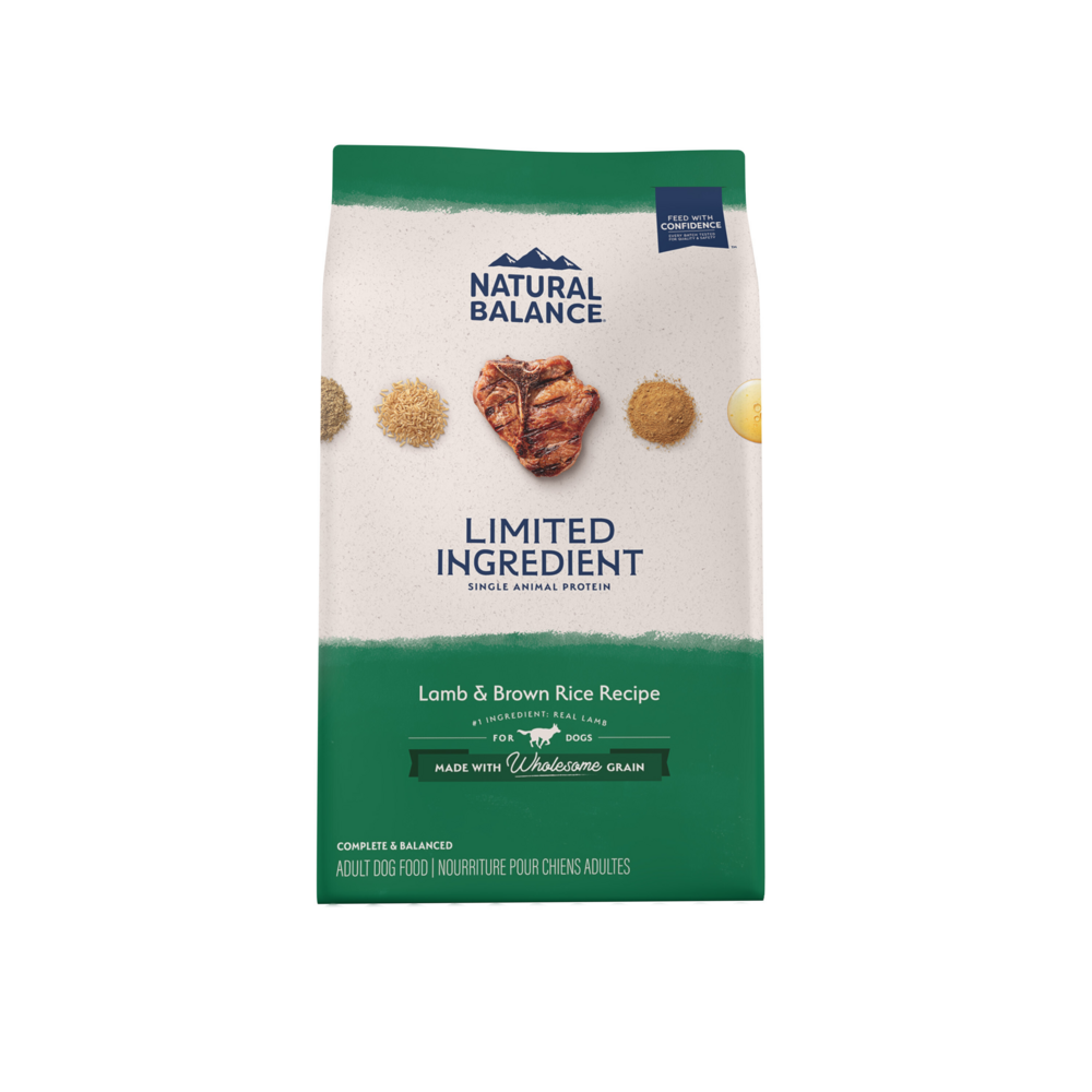 Natural Balance Limited Ingredient Dry Dog Food, Lamb & Brown Rice Recipe