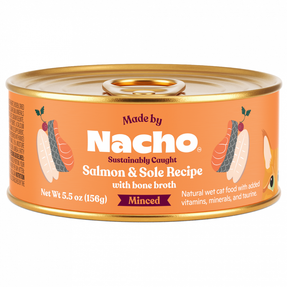 
                  
                    Made By Nacho Sustainably Caught Minced Salmon & Sole Recipe With Bone Broth
                  
                