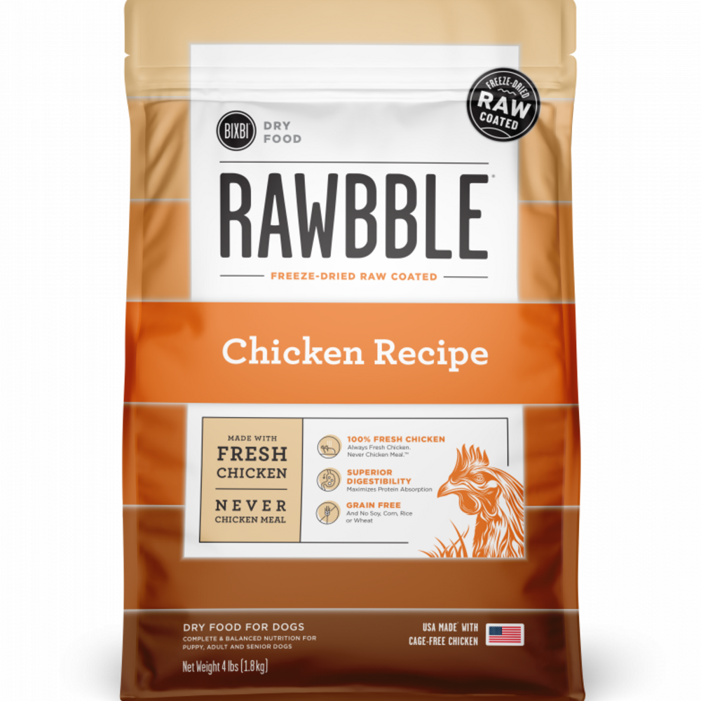 
                  
                    Bixbi Rawbble Kibble Grain Free Chicken Dog Food
                  
                