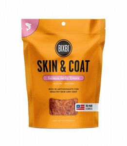 BIXBI Skin & Coat Salmon Jerky Dog Treats