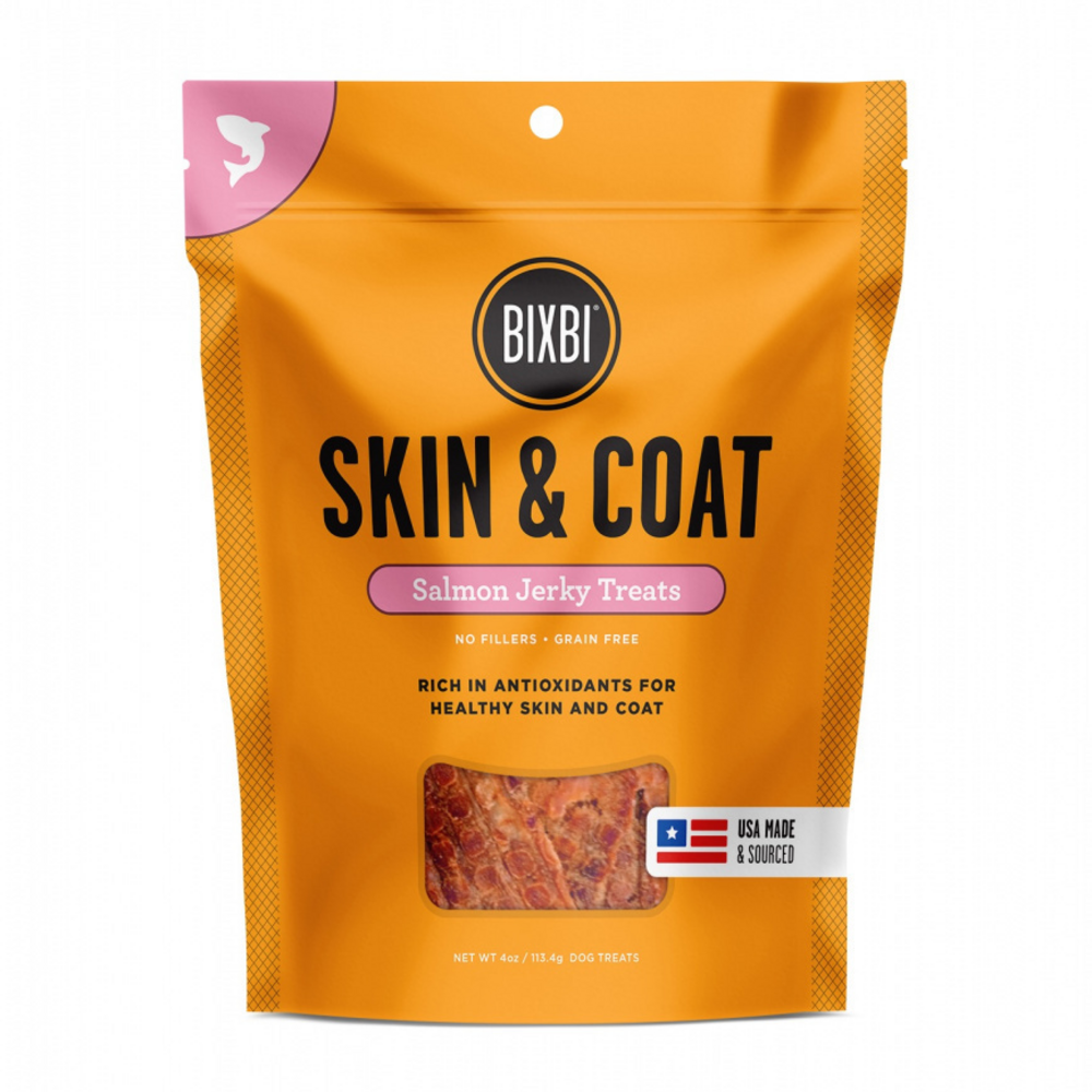 
                  
                    Bixbi Skin & Coat Salmon Jerky Dog Treats
                  
                