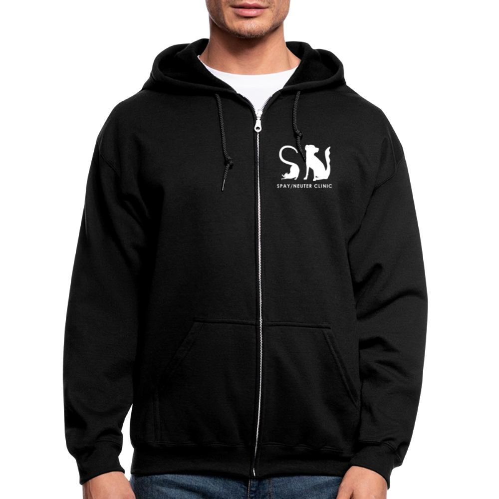 
                  
                    Spay/Neuter Clinic Zip Hoodie - black
                  
                