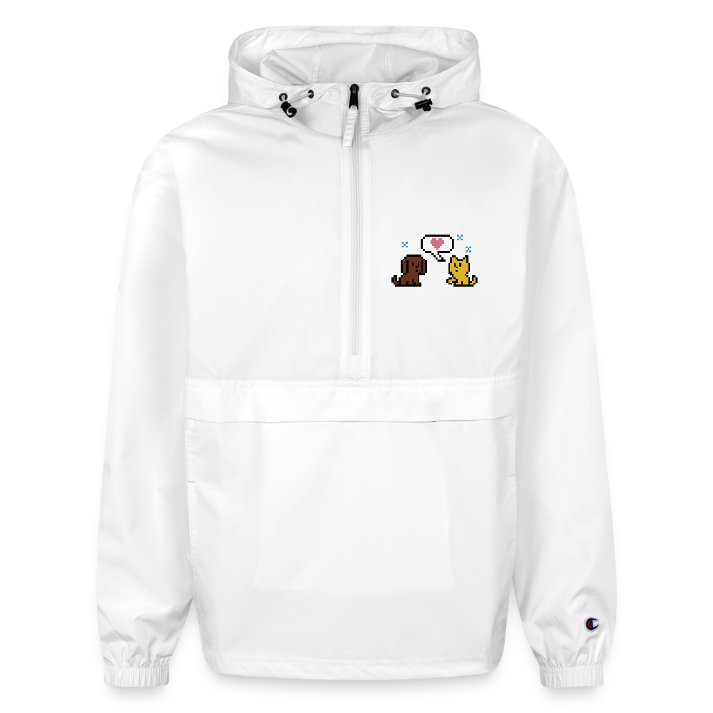 
                  
                    8-Bit Dog & Cat Champion Packable Jacket - white
                  
                