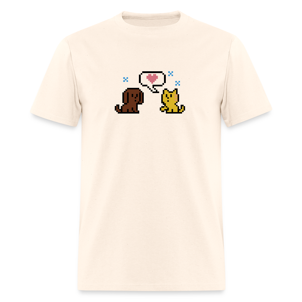 
                  
                    8-Bit Dog & Cat Classic T-Shirt - natural
                  
                