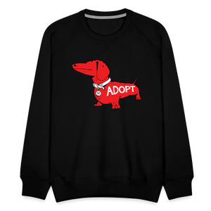 "Big Red Dog" Unisex Premium Sweatshirt - black