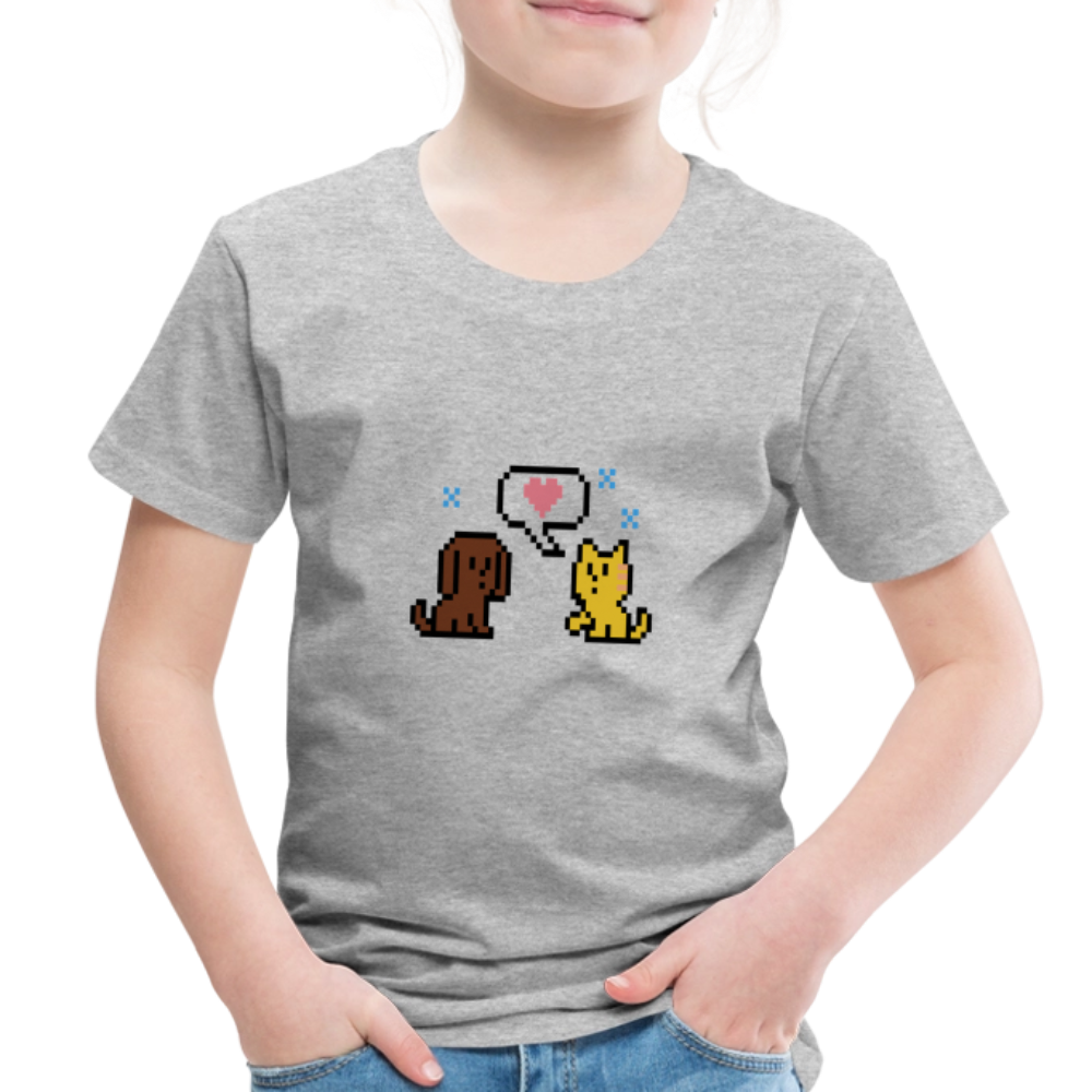 
                  
                    8-Bit Dog & Cat Toddler Premium T-Shirt - heather gray
                  
                