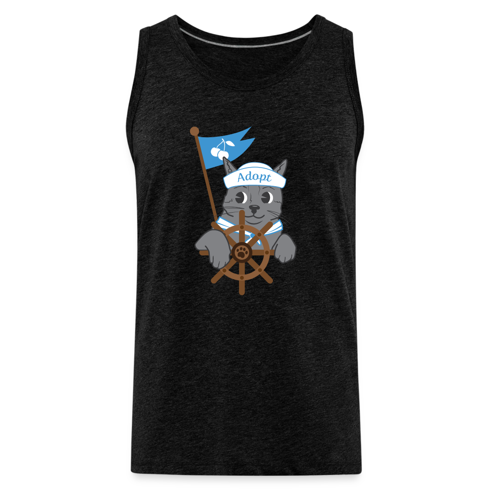 
                  
                    Door County Sailor Cat Classic Premium Tank - charcoal grey
                  
                