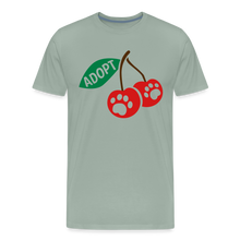 Load image into Gallery viewer, Door County Cherries Classic Premium T-Shirt - steel green