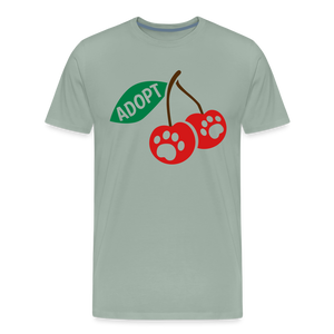 Door County Cherries Classic Premium T-Shirt - steel green