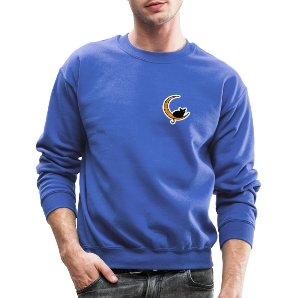
                  
                    Moon Cat Crewneck Sweatshirt - royal blue
                  
                