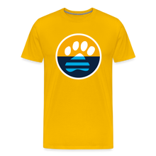 Load image into Gallery viewer, MKE Flag Paw Classic Premium T-Shirt - sun yellow