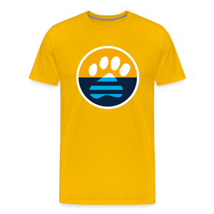 MKE Flag Paw Classic Premium T-Shirt - sun yellow