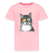 Load image into Gallery viewer, Pride Cat Kids&#39; Premium T-Shirt - pink