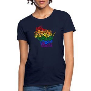 Pride Paws Classic T-Shirt - navy