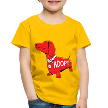 Load image into Gallery viewer, &quot;Big Red Dog&quot; Toddler Premium T-Shirt - sun yellow