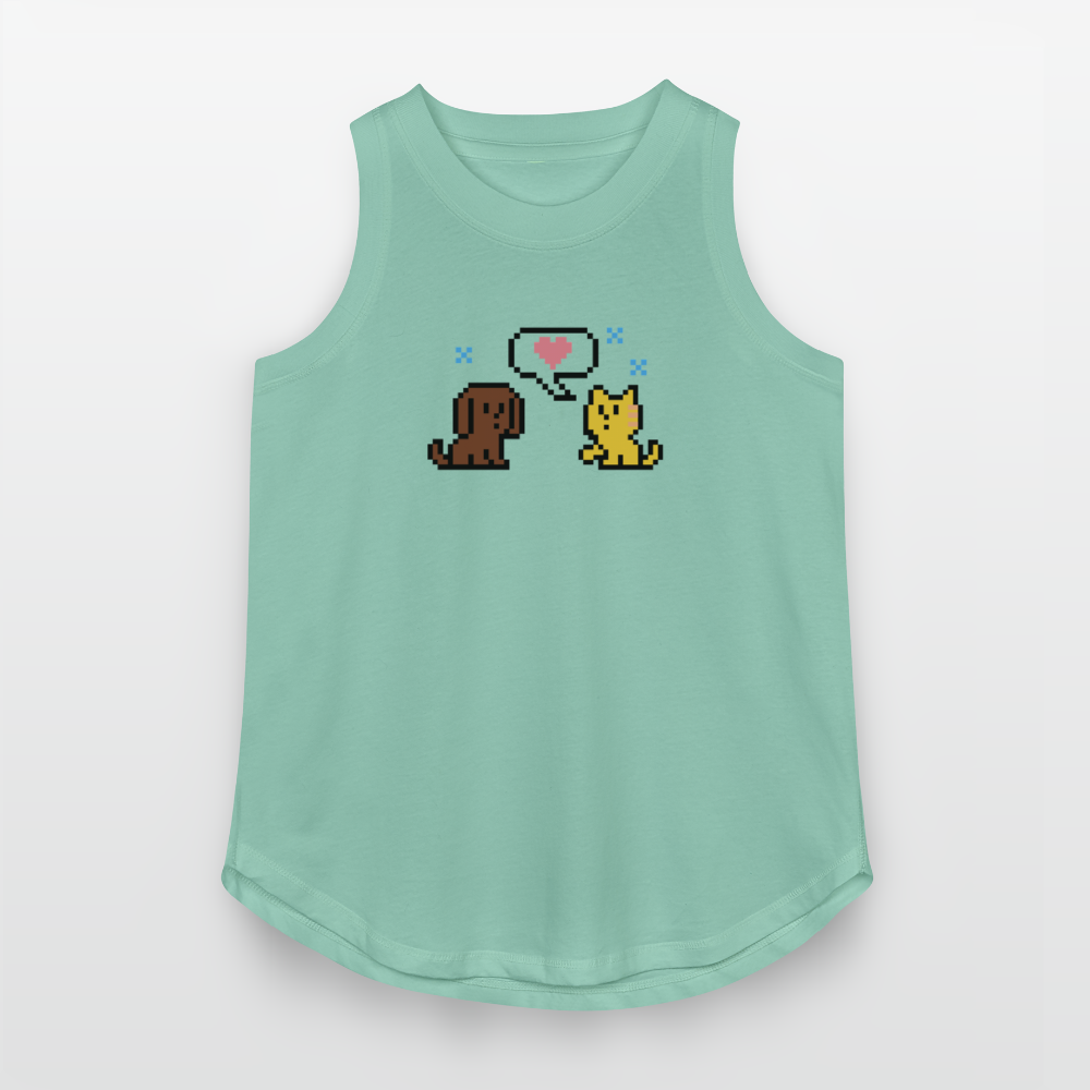 
                  
                    8-Bit Dog & Cat Relaxed Tank Top - saltwater
                  
                
