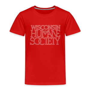 WHS 1987 Logo Toddler Premium T-Shirt - red